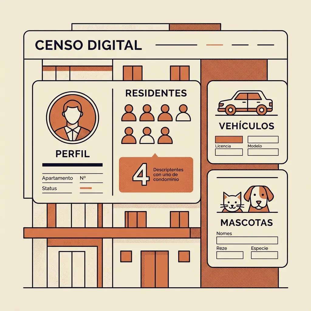 Censo digital de un condominio
